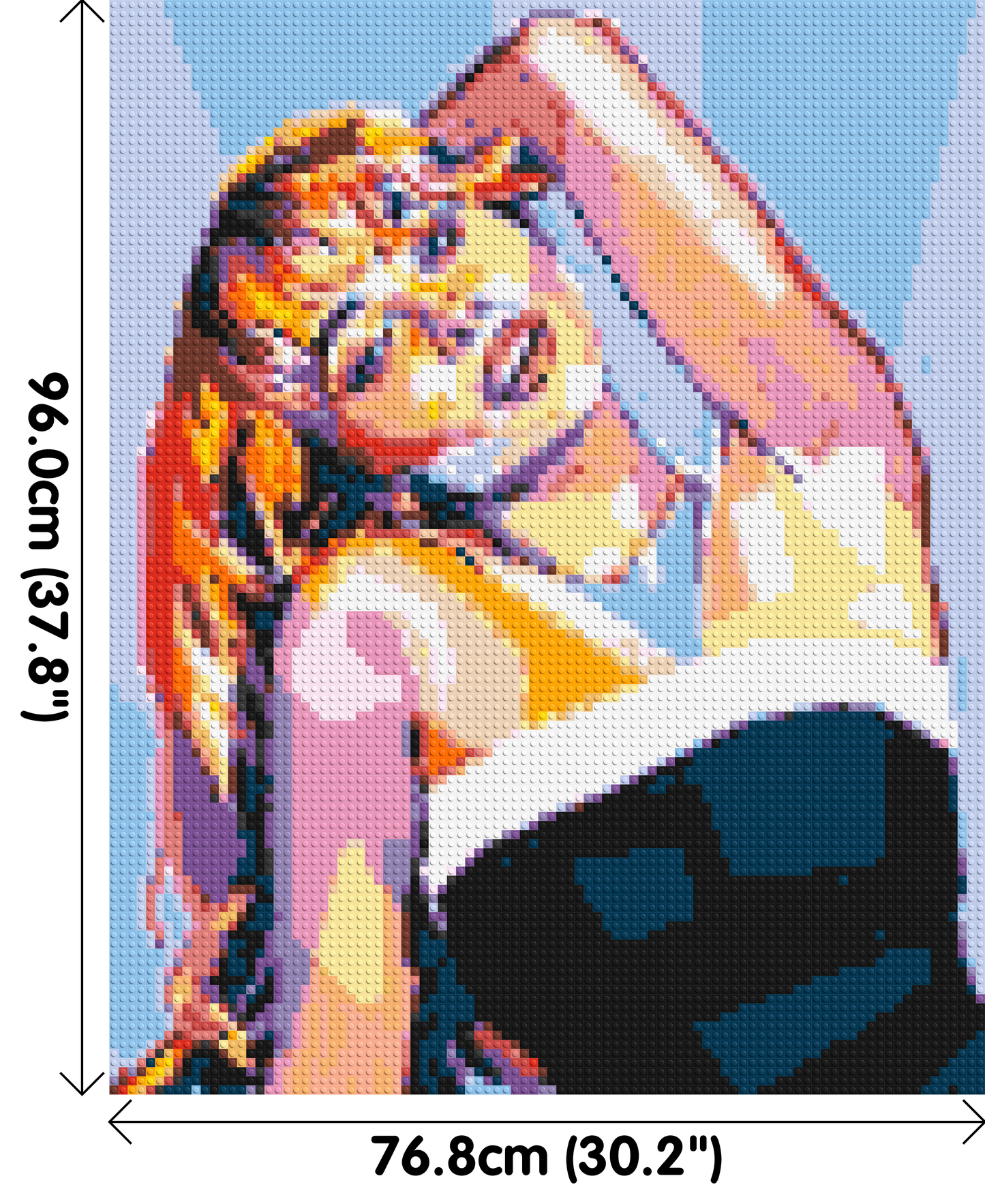 Sabrina Carpenter - Brick Art Mosaic Kit 4x5 large
