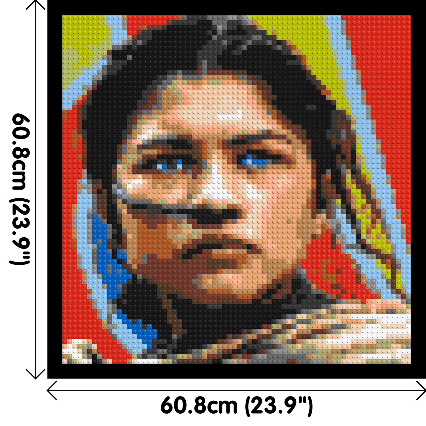 Zendaya as Chani (Dune) - Brick Art Mosaic Kit 3x3 large