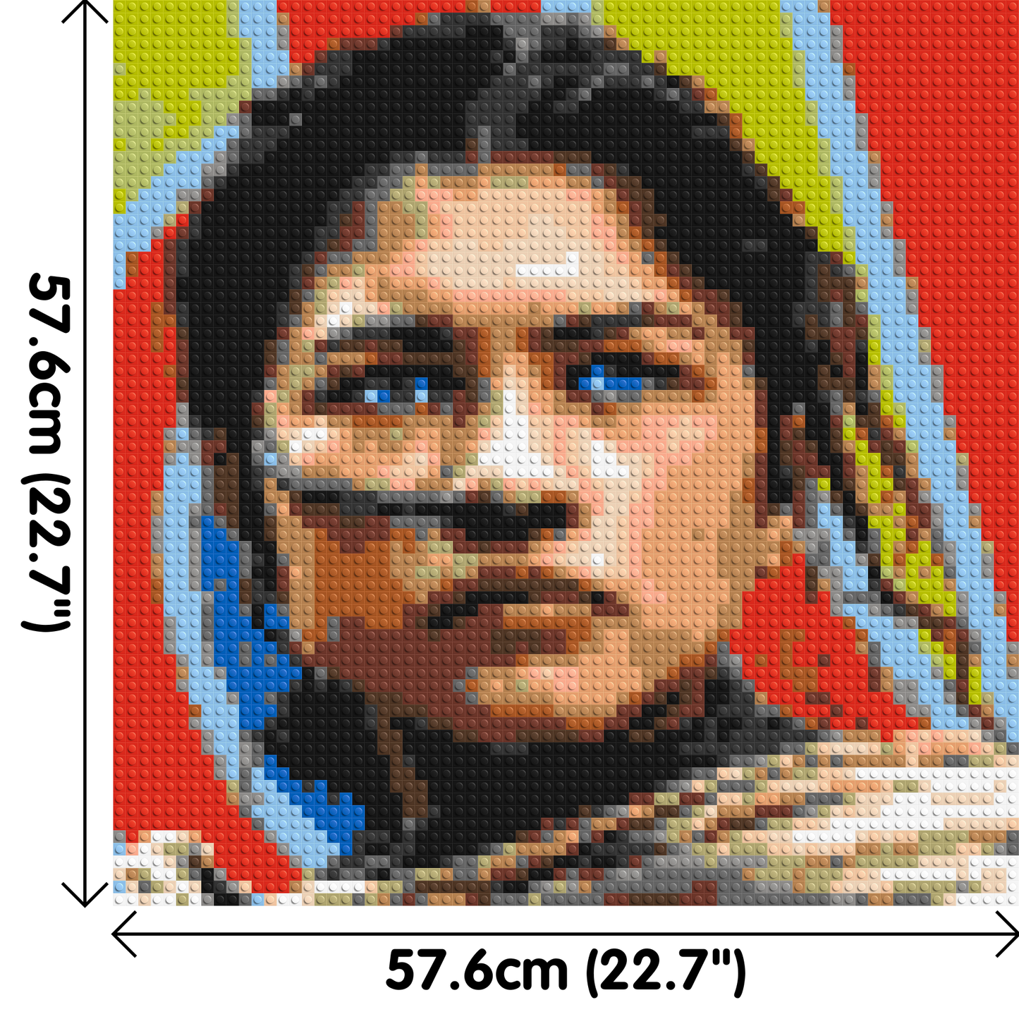Zendaya as Chani (Dune) - Brick Art Mosaic Kit 3x3 large