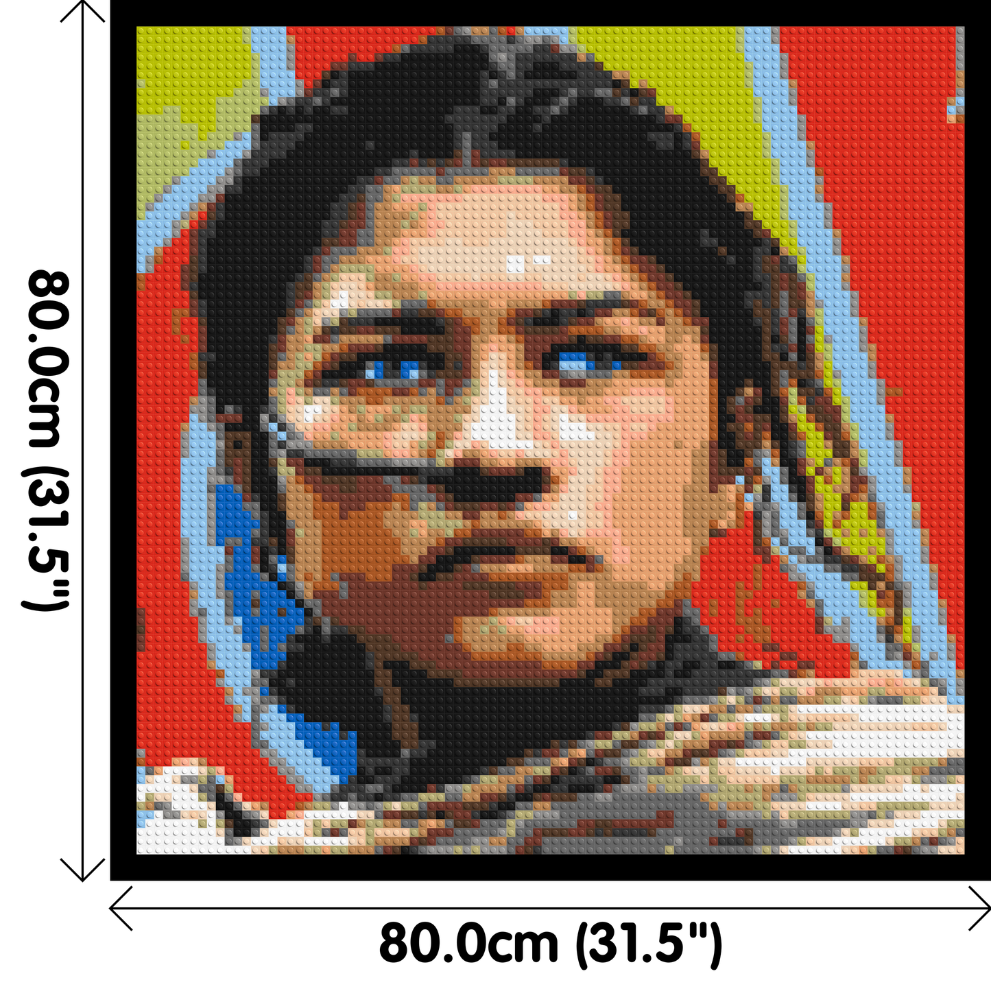 Zendaya as Chani (Dune) - Brick Art Mosaic Kit 4x4 large
