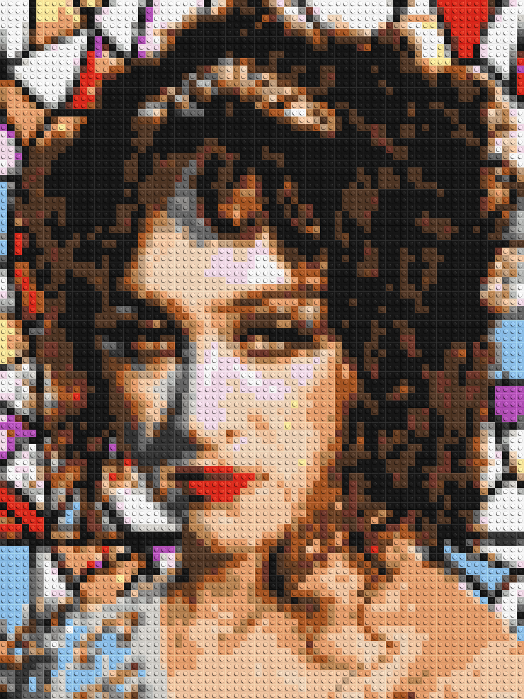 Chapell Roan - Brick Art Mosaic Kit 3x4 large