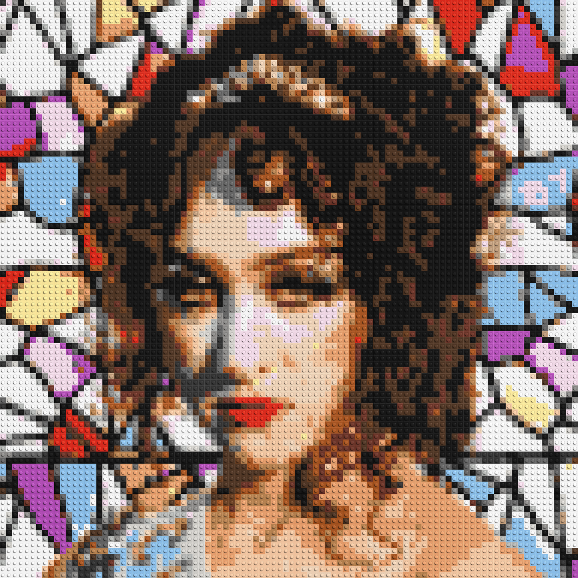 Chapell Roan - Brick Art Mosaic Kit 4x4 large