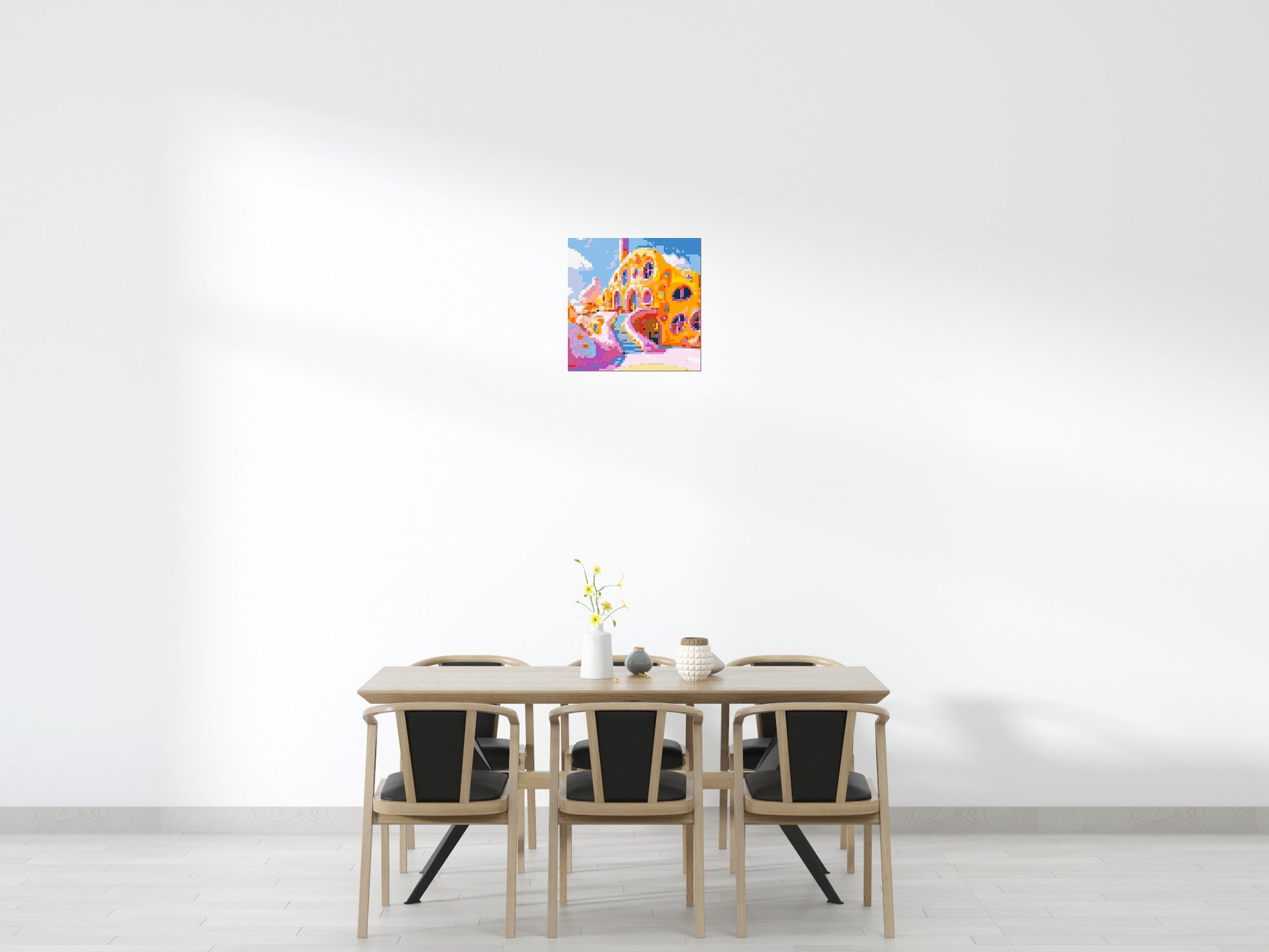 House in Candyland - Brick Art Mosaic Kit 3x3 scene