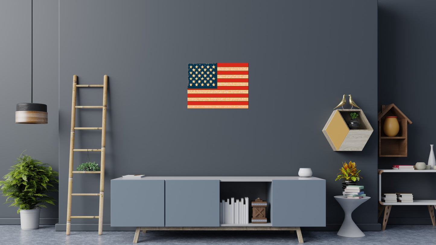 United States Flag - Brick Art Mosaic Kit 4x3 large