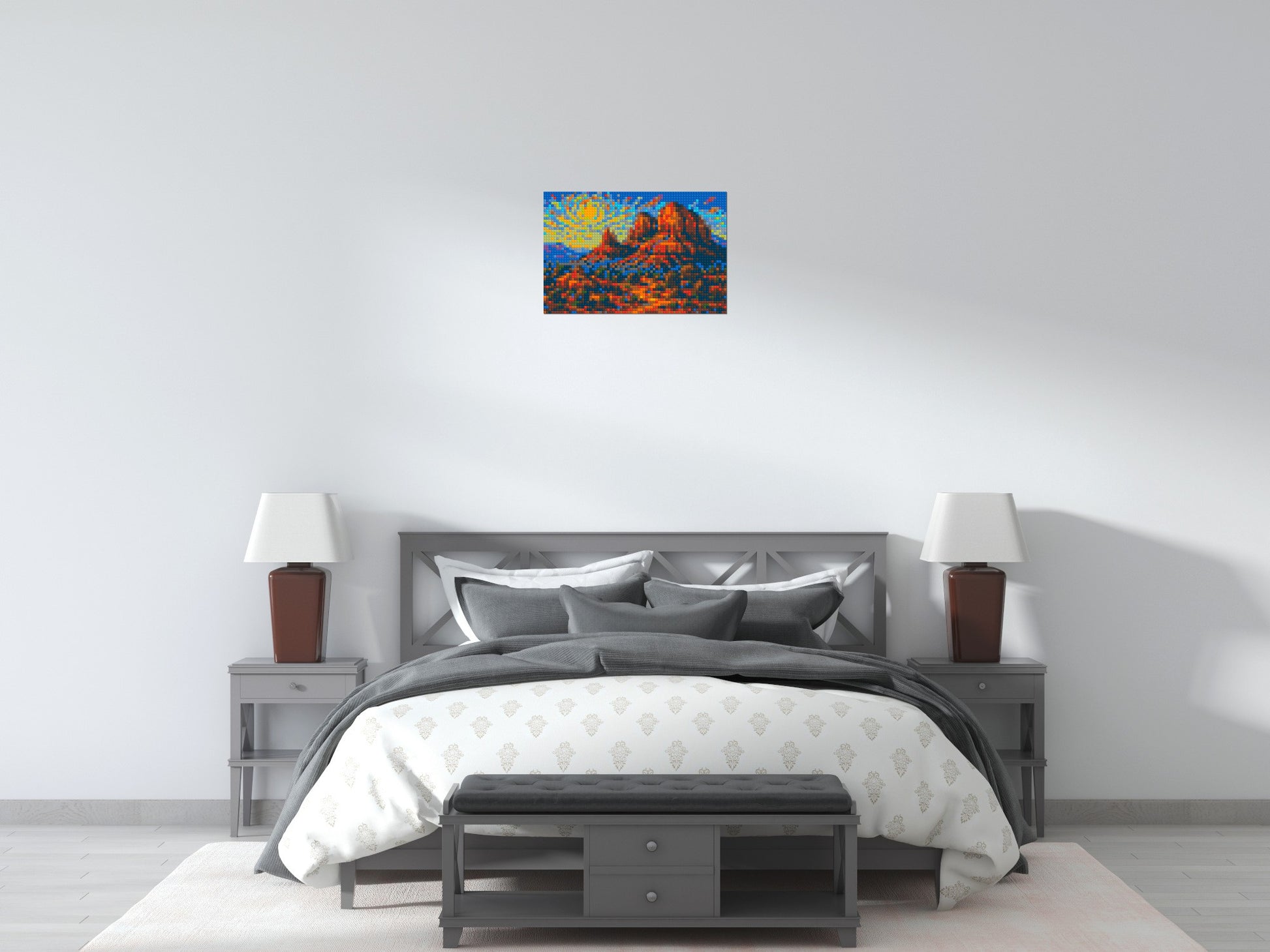 Sedona Red Rocks - Brick Art Mosaic Kit  3x2 scene