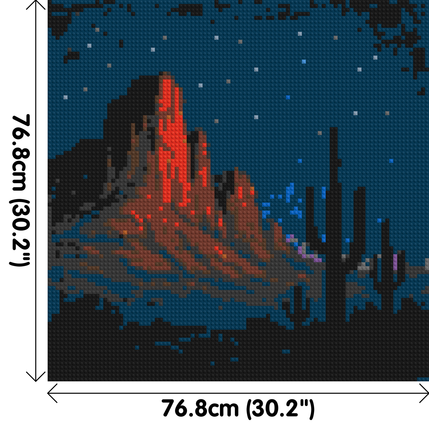 Desert Nightscape - Brick Art Mosaic Kit 4x4 large
