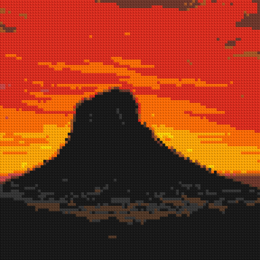 Arizona Landscape #3 - Brick Art Mosaic Kit 4x4 large