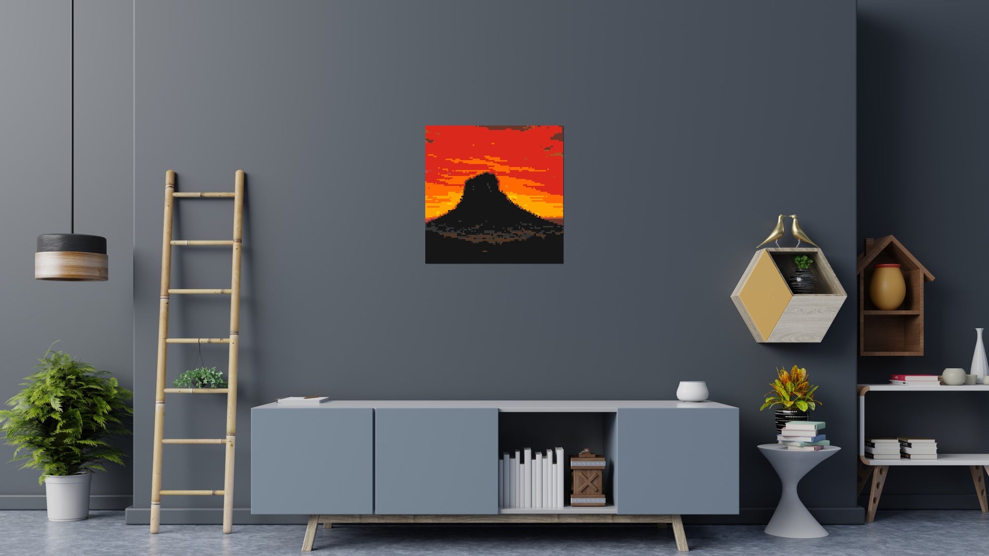 Arizona Landscape #3 - Brick Art Mosaic Kit 4x4 scene