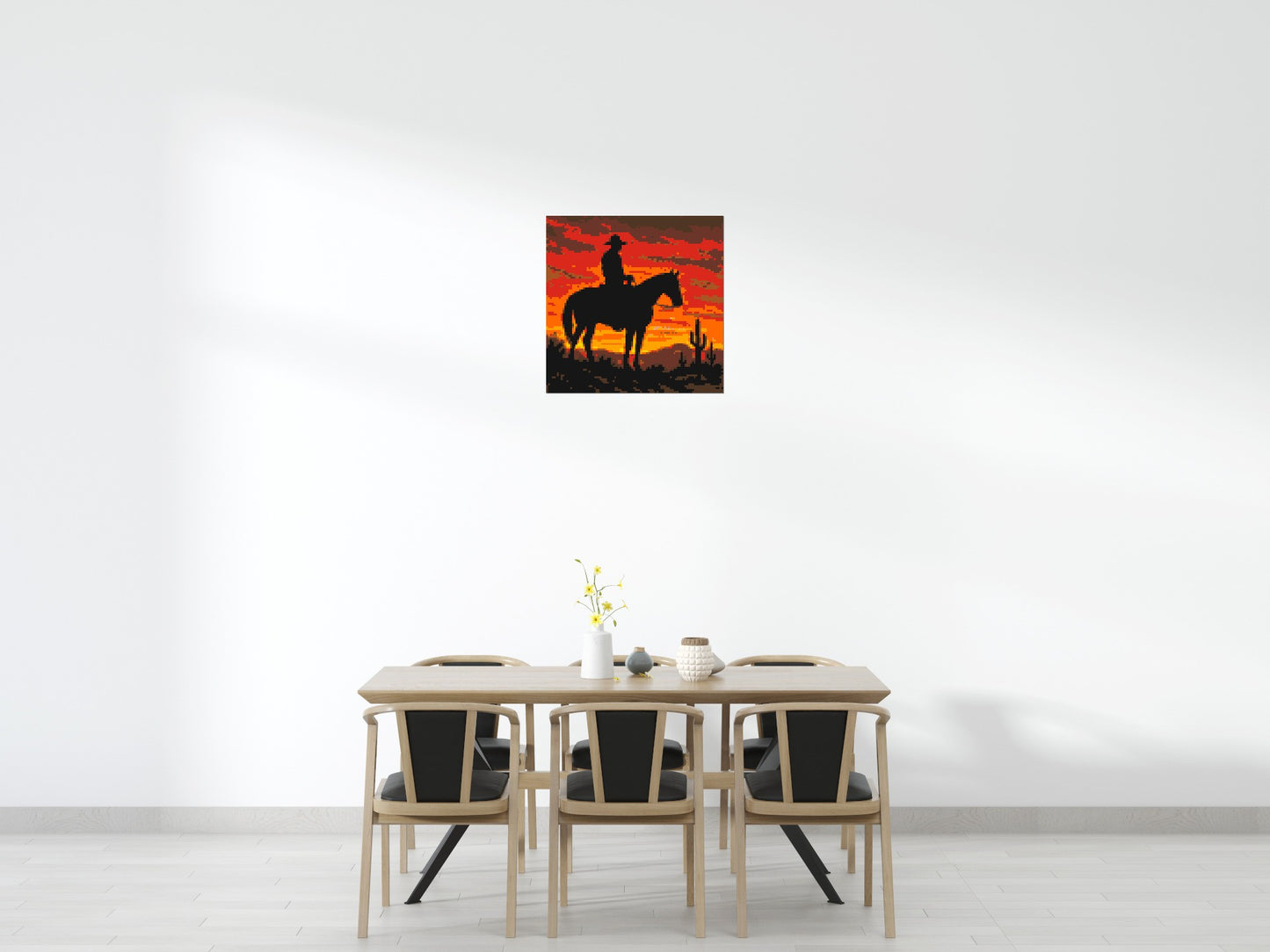 Cowboy - Brick Art Mosaic Kit 4x4 large