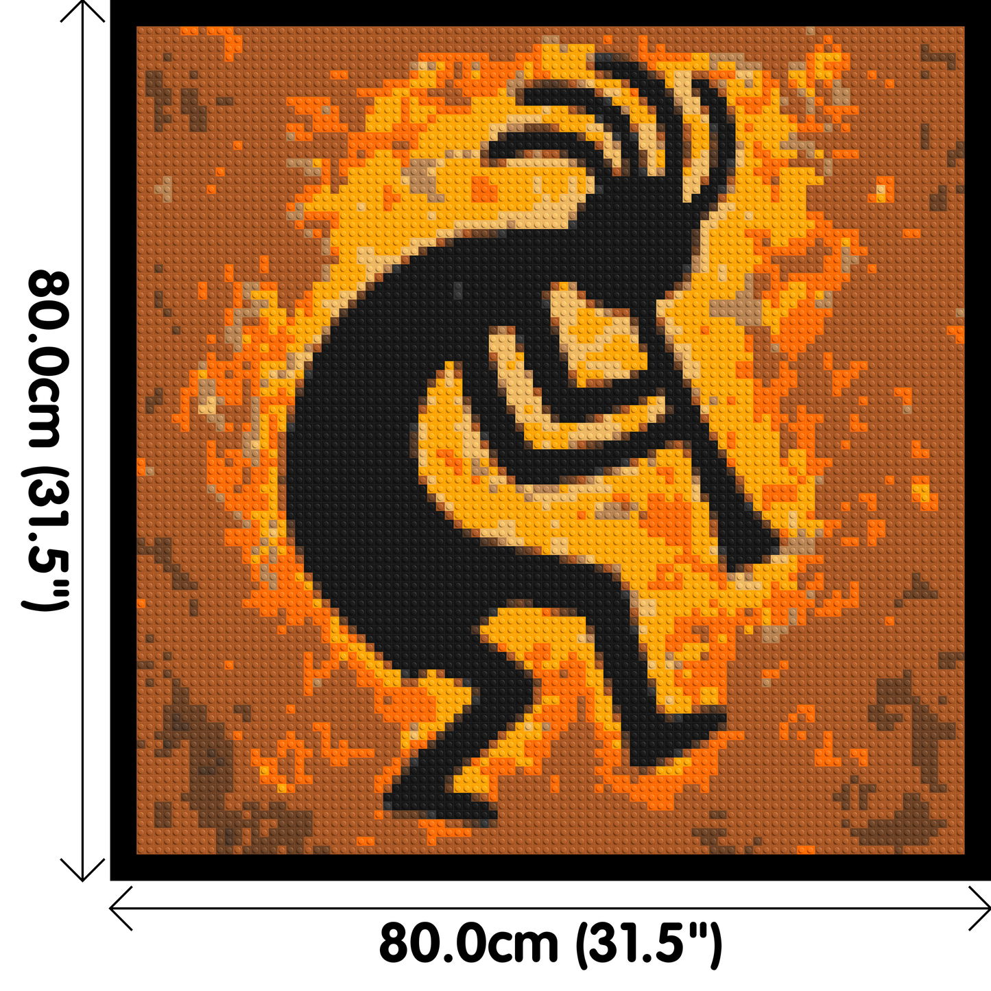 Kokopelli - Brick Art Mosaic Kit 4x4 large