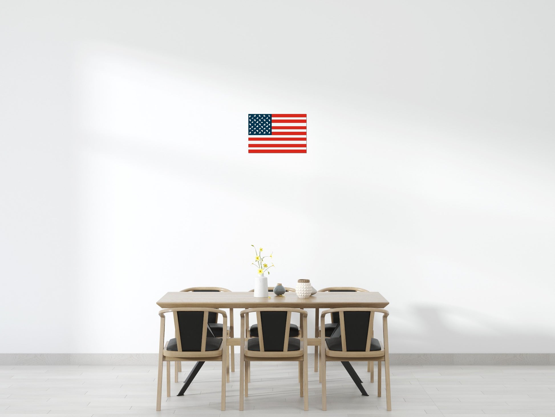 American Flag #2 - Brick Art Mosaic Kit 3x2 scene