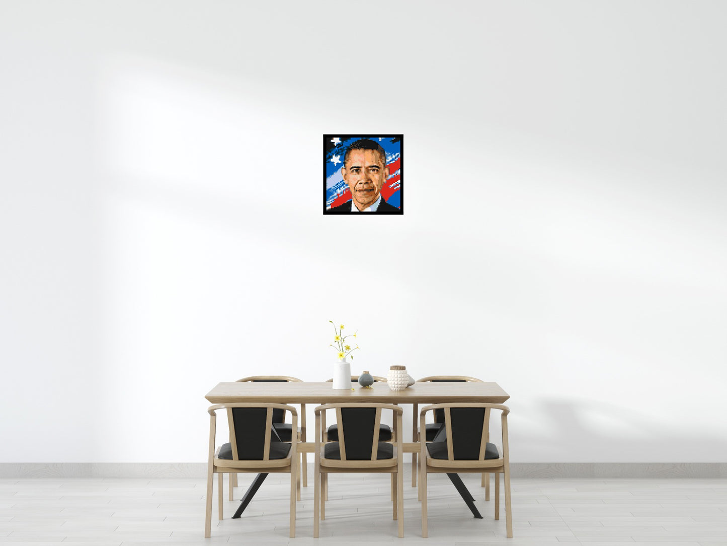 Barack Obama - Brick Art Mosaic Kit 3x3 large
