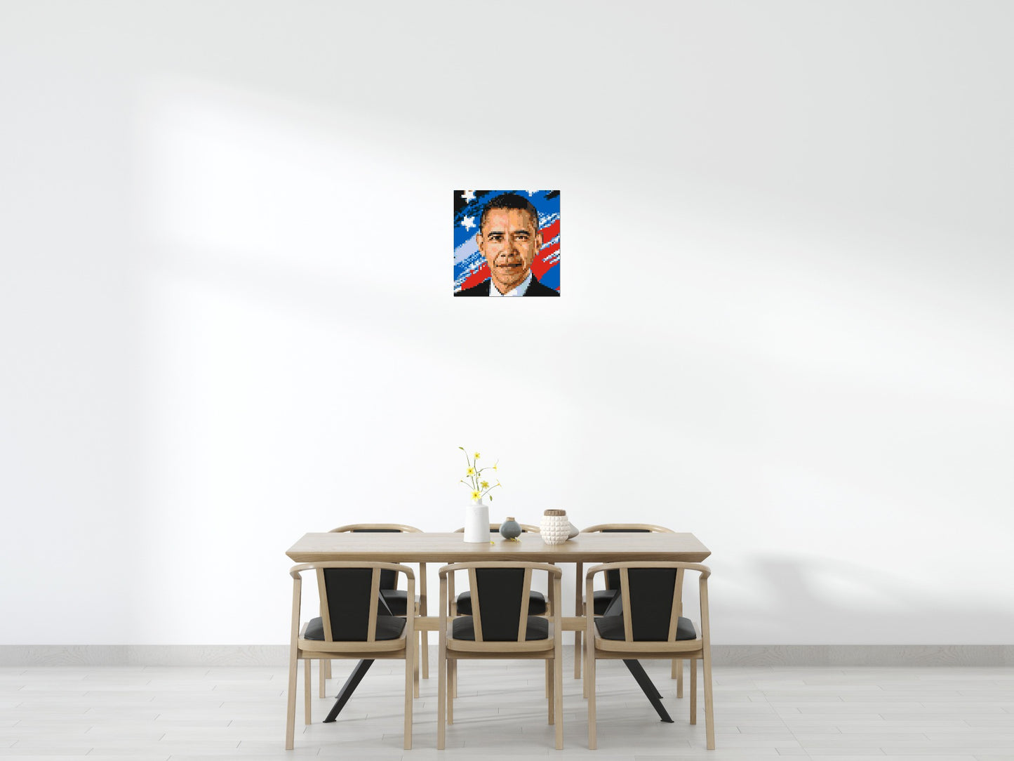 Barack Obama - Brick Art Mosaic Kit 3x3 large