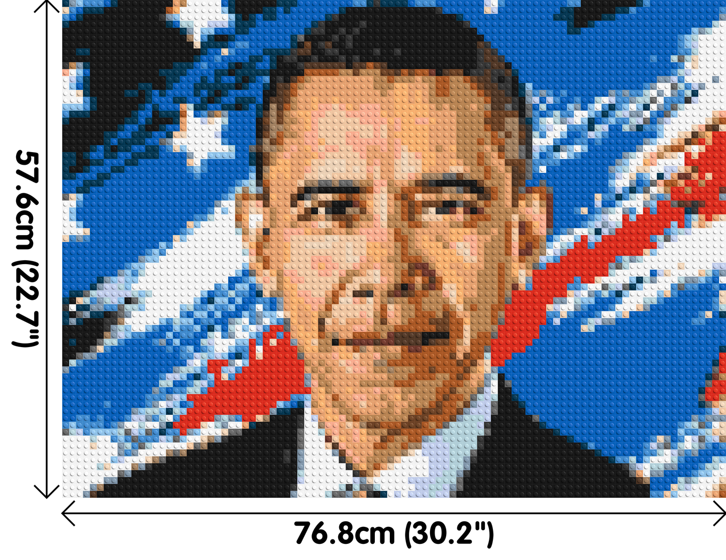 Barack Obama - Brick Art Mosaic Kit 4x3 large