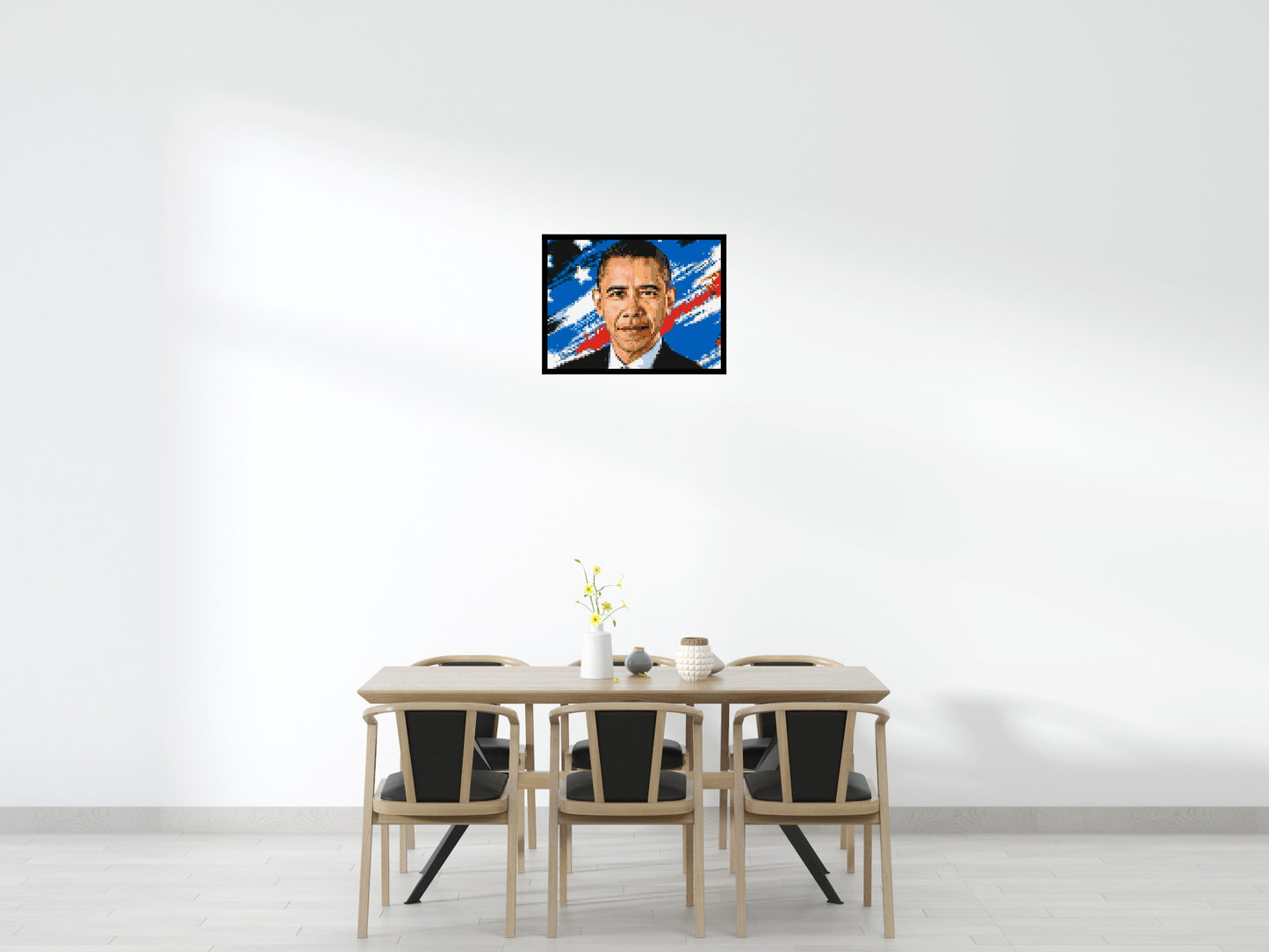 Barack Obama - Brick Art Mosaic Kit 4x3 large