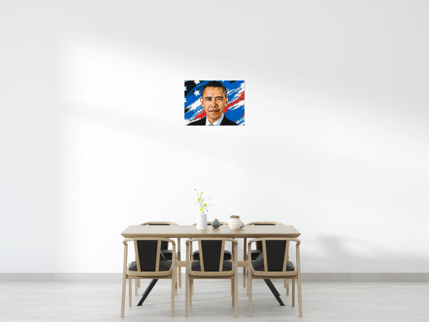 Barack Obama - Brick Art Mosaic Kit 4x3 large