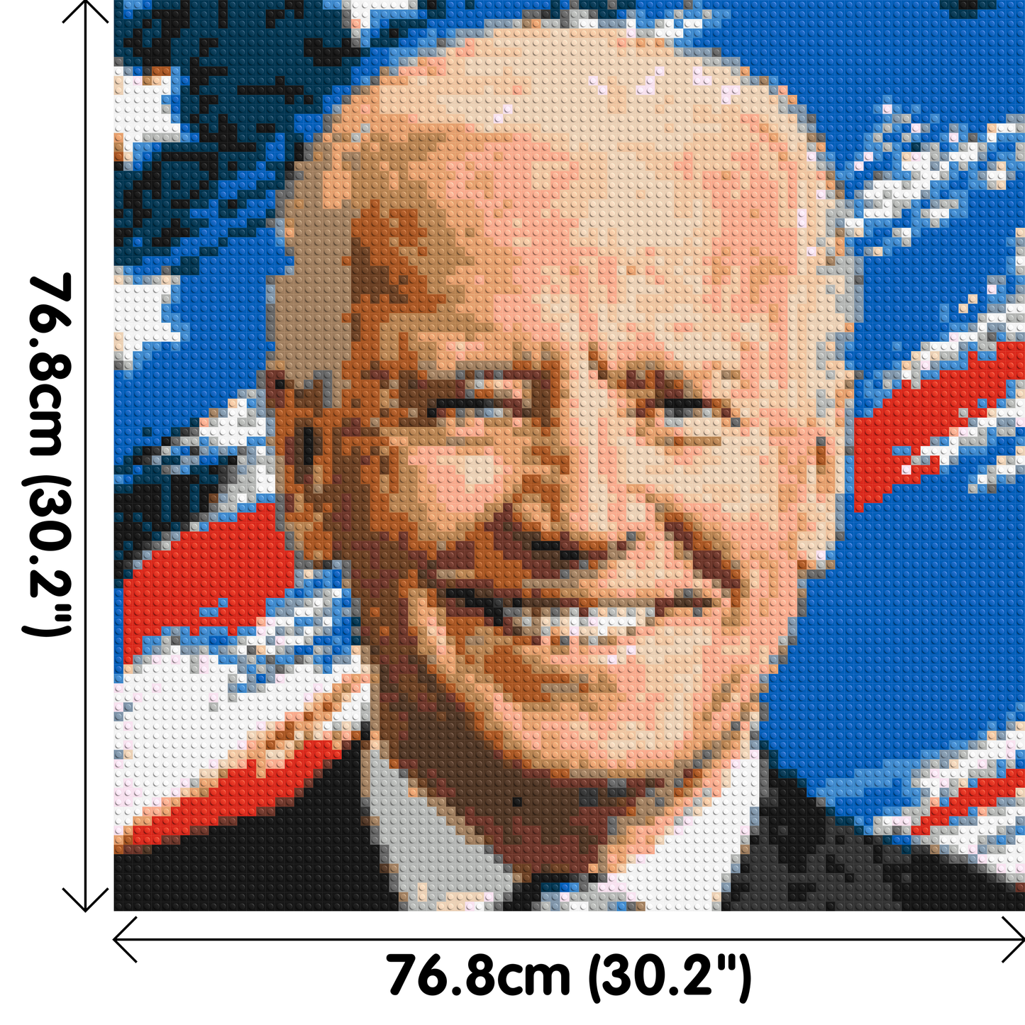 Joe Biden - Brick Art Mosaic Kit 4x4 large