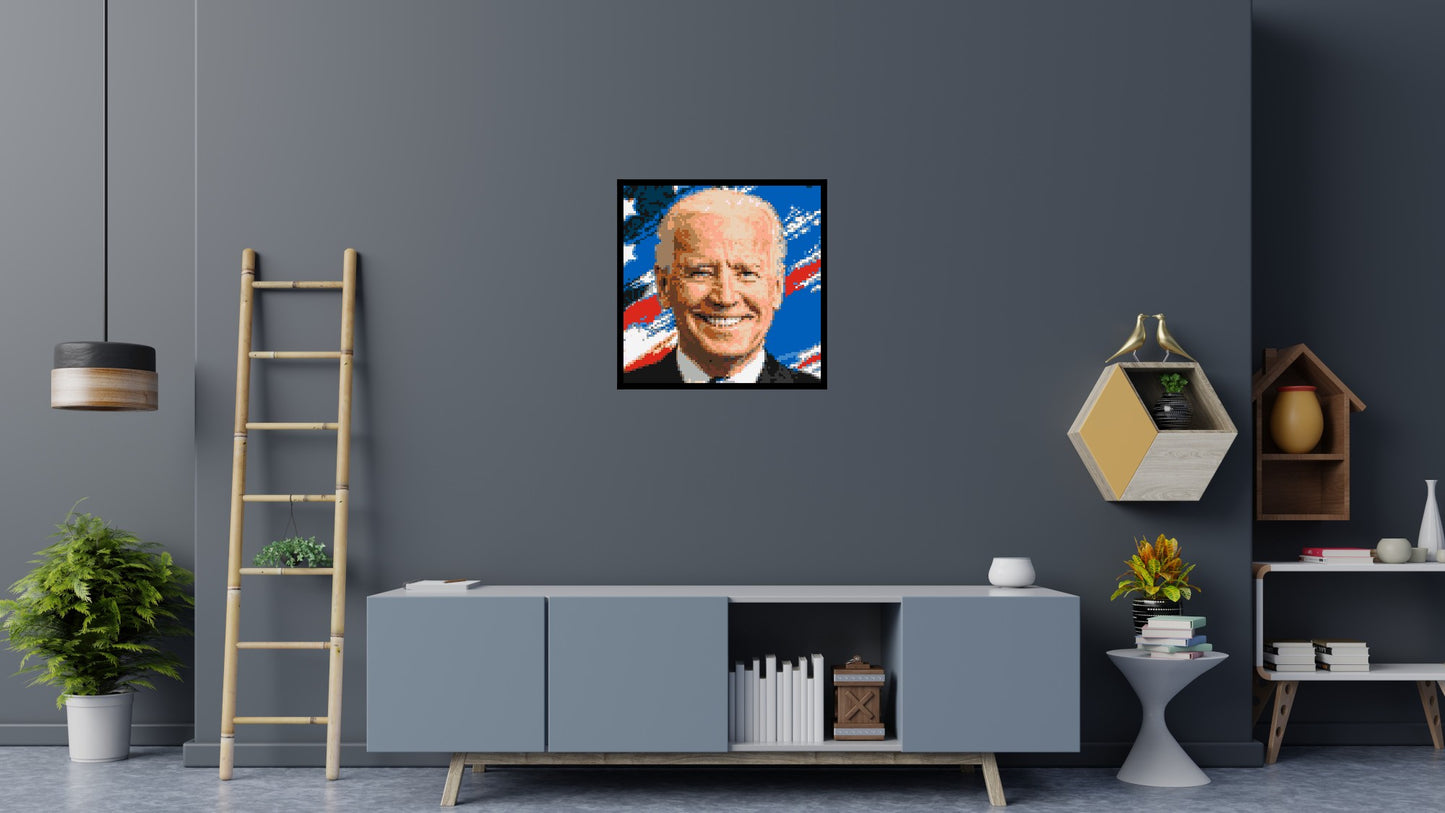 Joe Biden - Brick Art Mosaic Kit 4x4 large