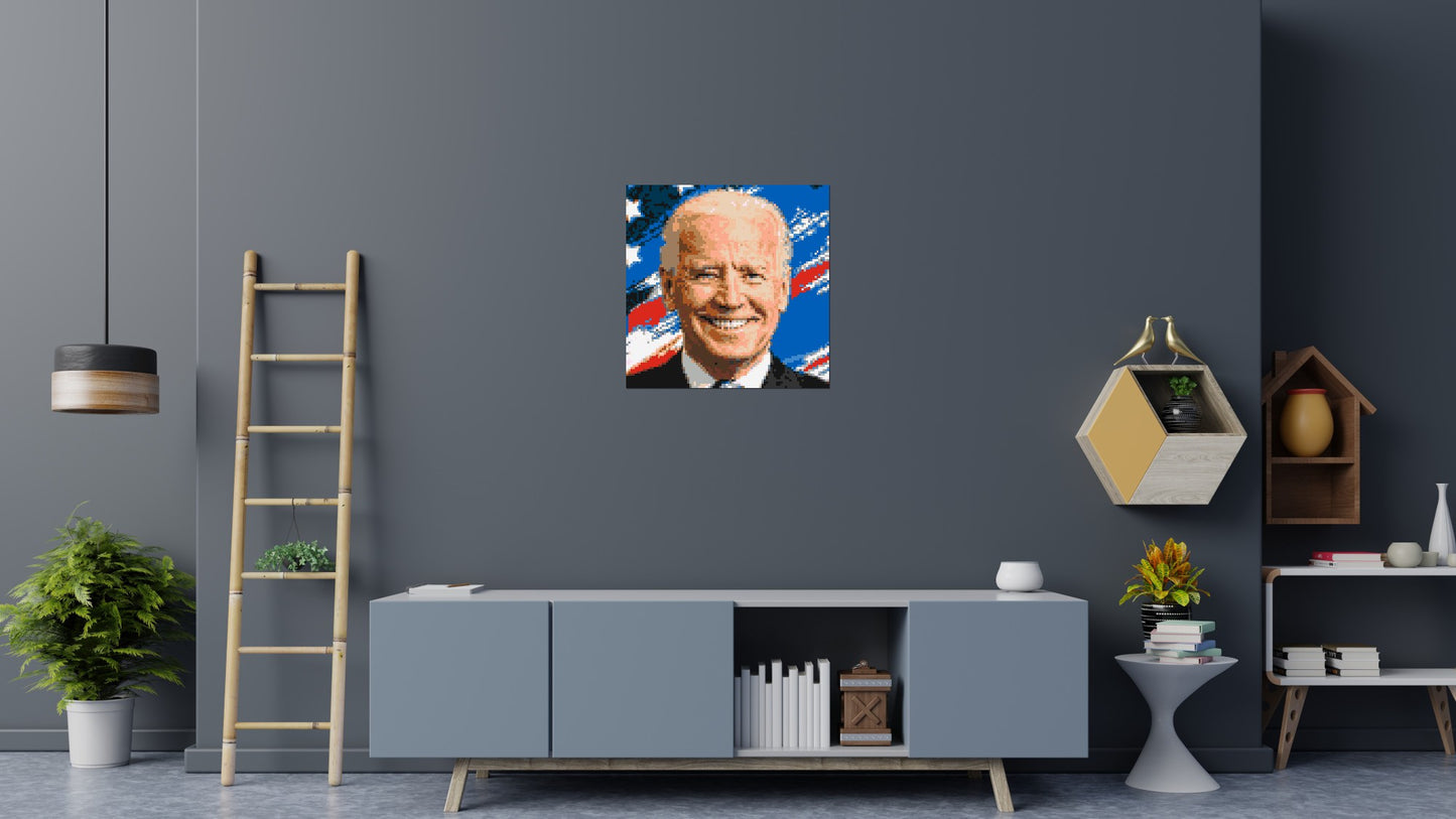 Joe Biden - Brick Art Mosaic Kit 4x4 large