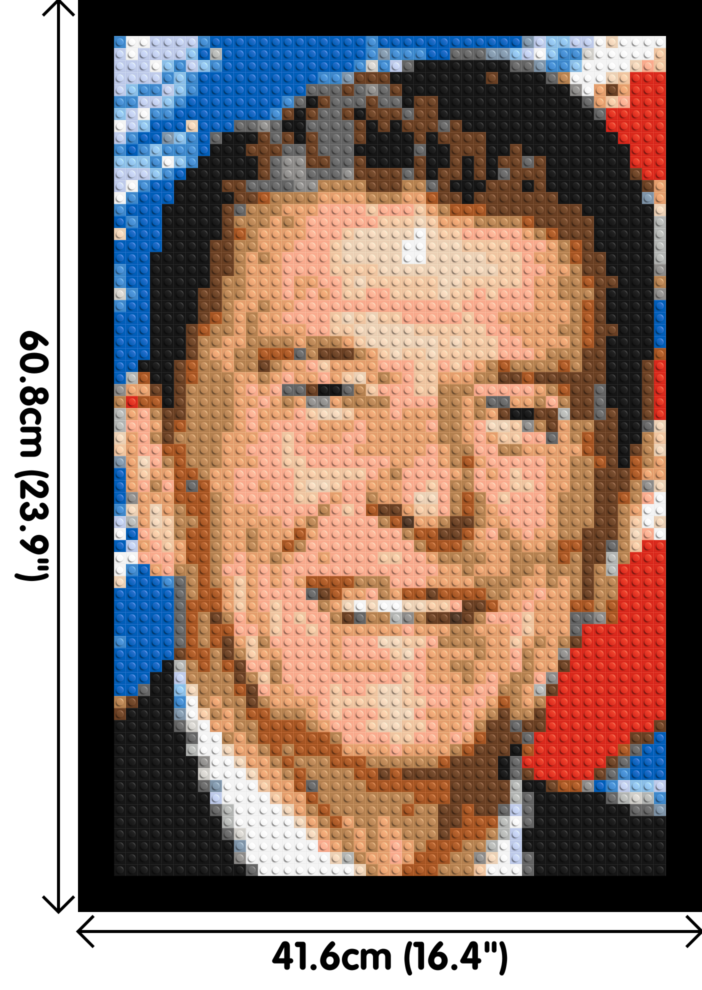 Ronald Reagan - Brick Art Mosaic Kit 2x3 large