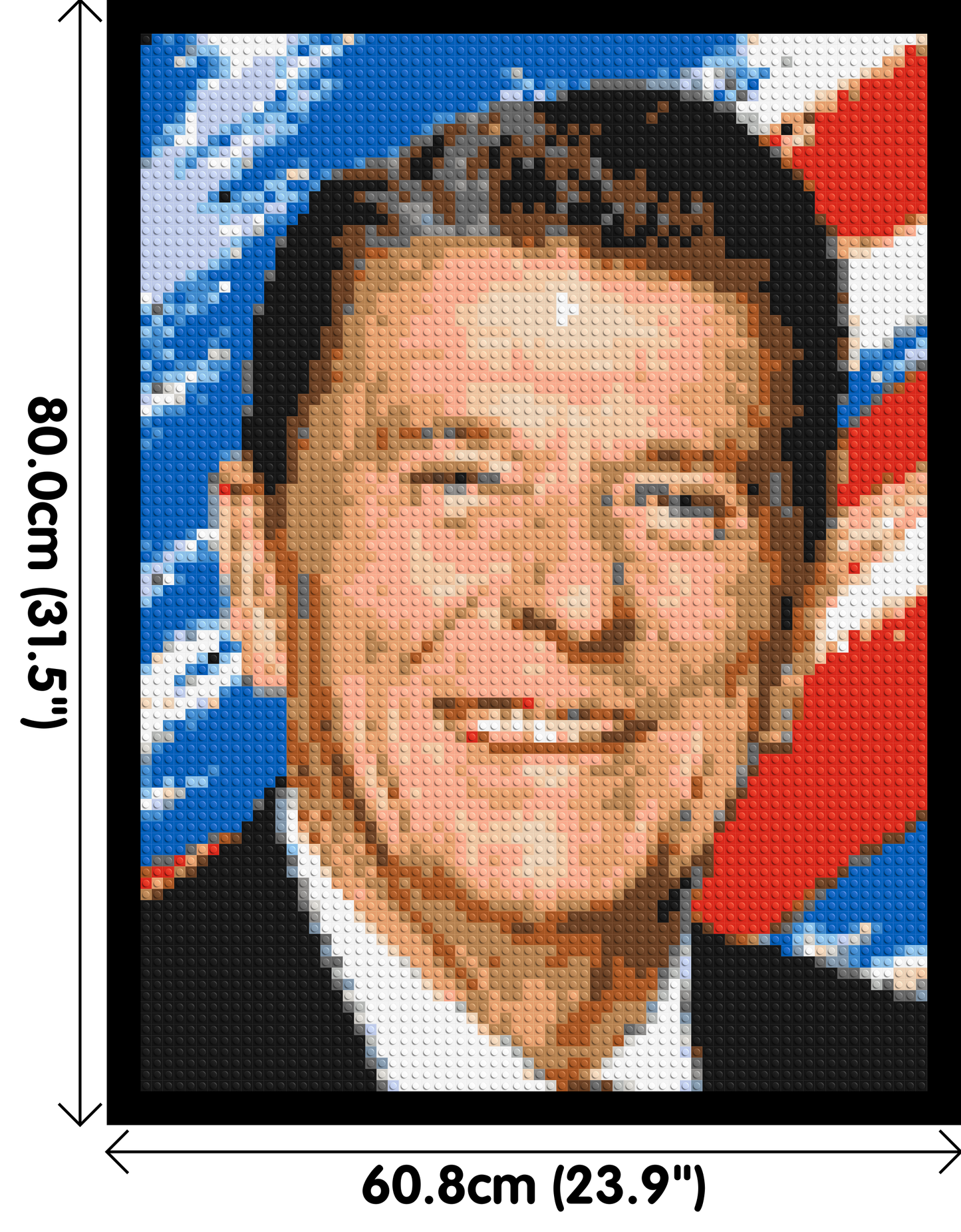 Ronald Reagan - Brick Art Mosaic Kit 3x4 large