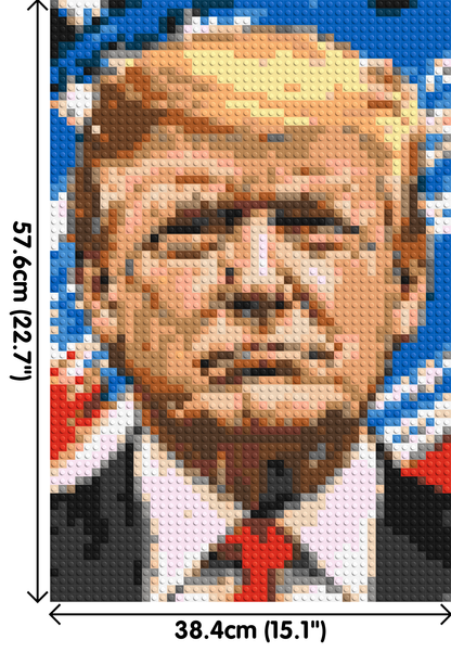 Donald Trump - Brick Art Mosaic Kit 2x3 large