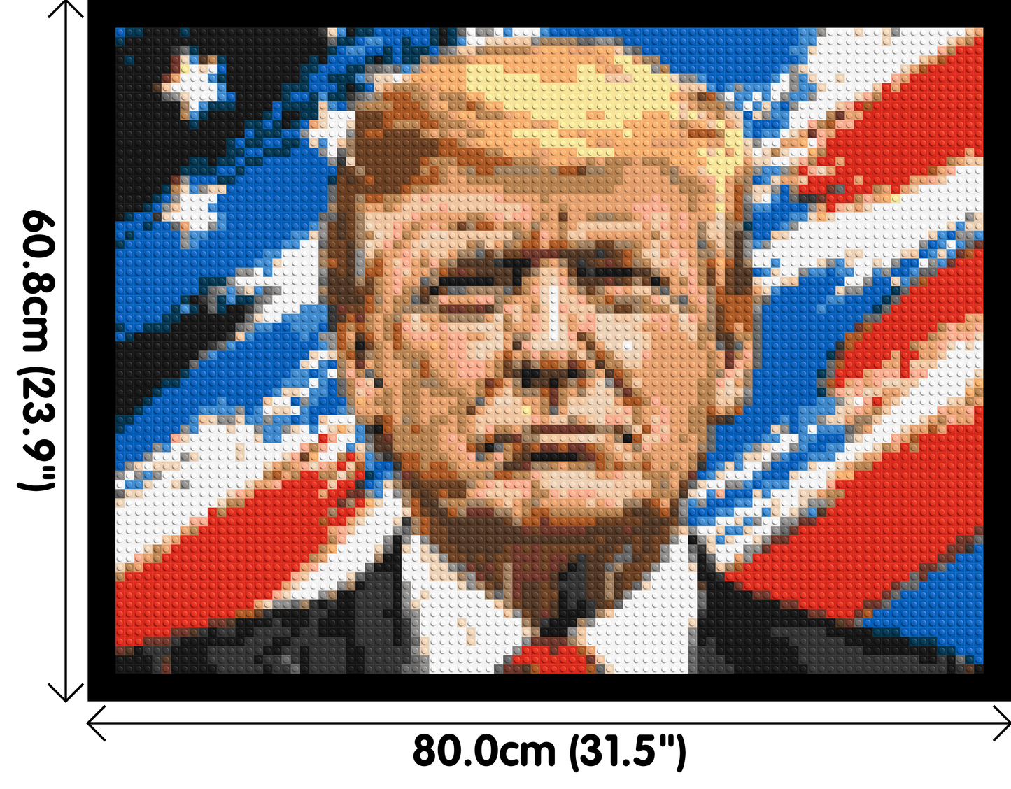 Donald Trump - Brick Art Mosaic Kit 4x3 large