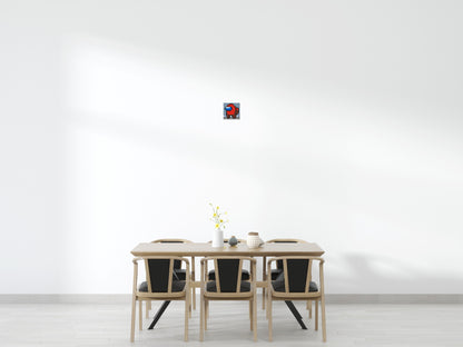 Red Impostor (Among Us) - Brick Art Mosaic Kit 1x1 large