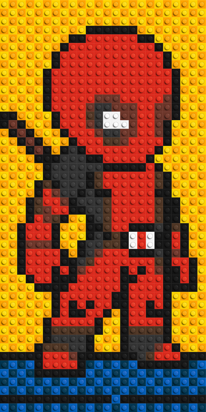Deadpool #2 - Brick Art Mosaic Kit 1x2 large