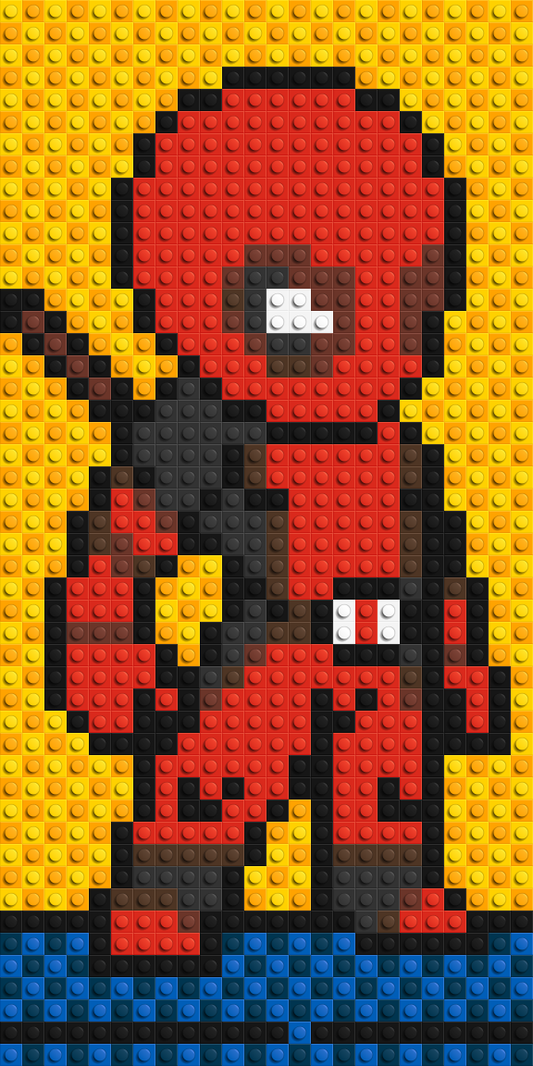 Deadpool #2 - Brick Art Mosaic Kit 1x2 large