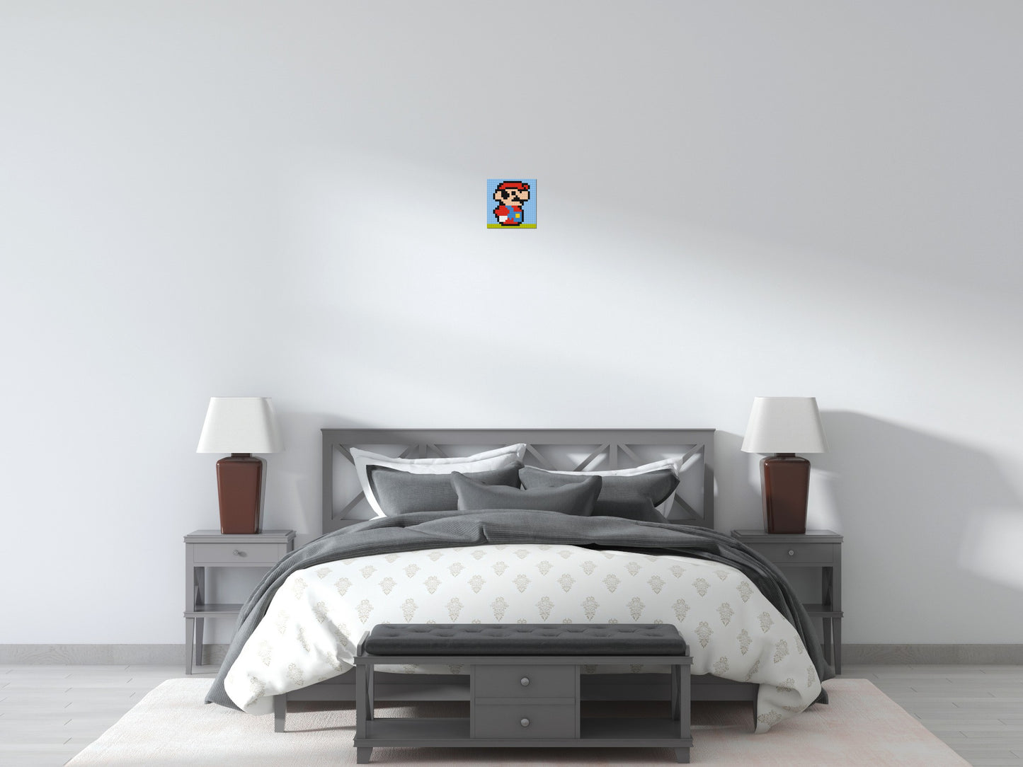 Mario #3 - Brick Art Mosaic Kit 1x1 large