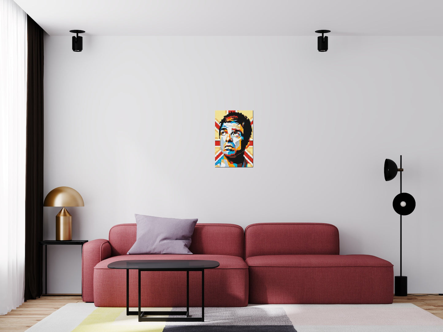 Noel Gallagher (Oasis) - Brick Art Mosaic Kit 2x3 large