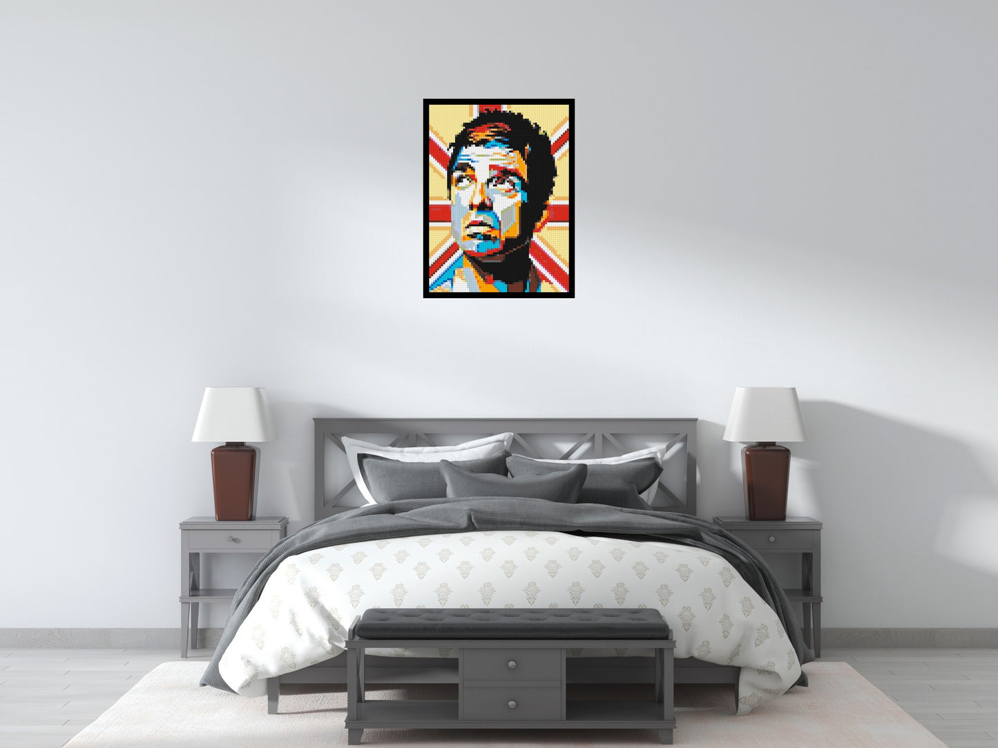 Noel Gallagher (Oasis) - Brick Art Mosaic Kit 3x4 large