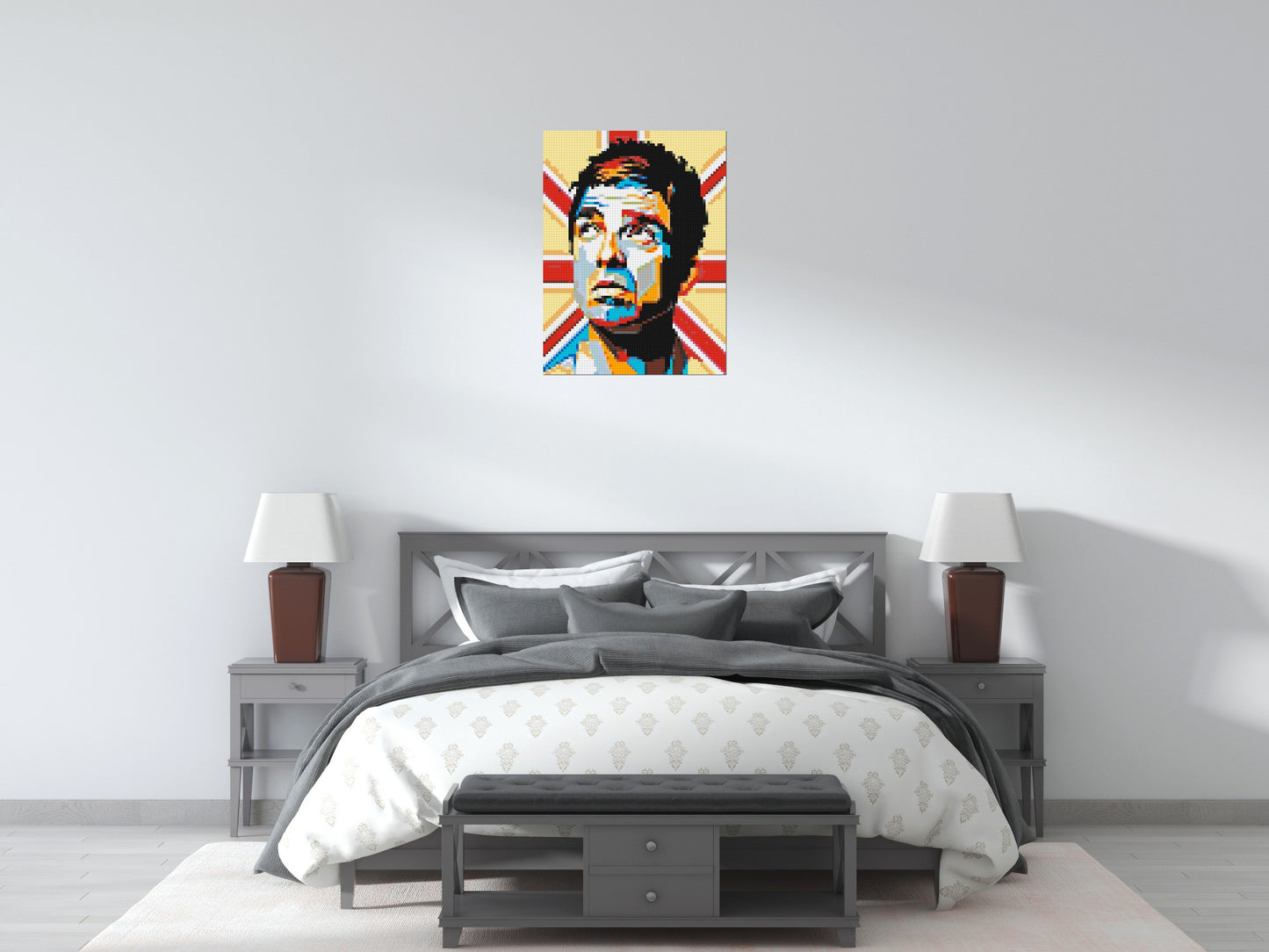 Noel Gallagher (Oasis) - Brick Art Mosaic Kit 3x4 large