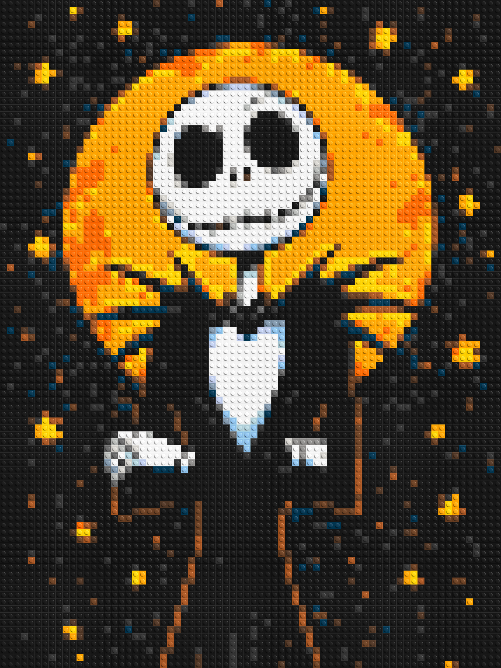 Jack Skellington - Brick Art Mosaic Kit 3x4 large