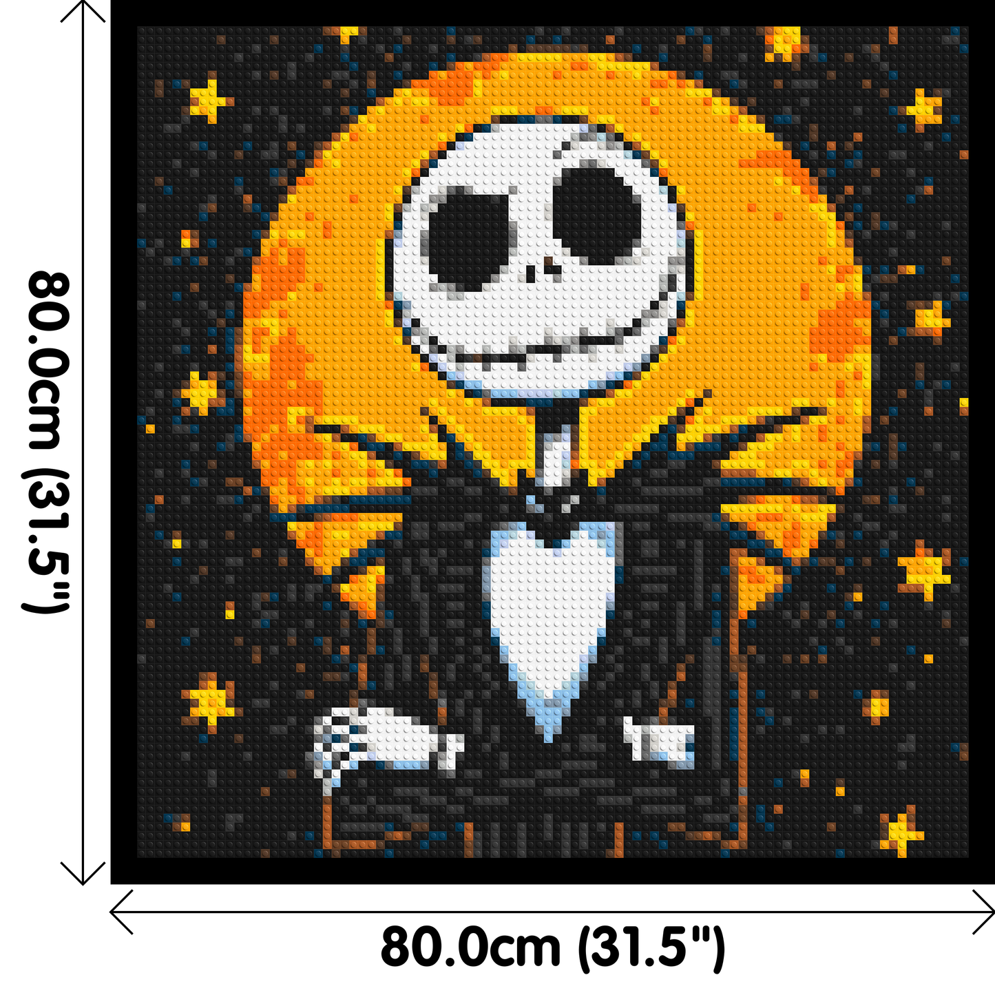 Jack Skellington - Brick Art Mosaic Kit 4x4 large