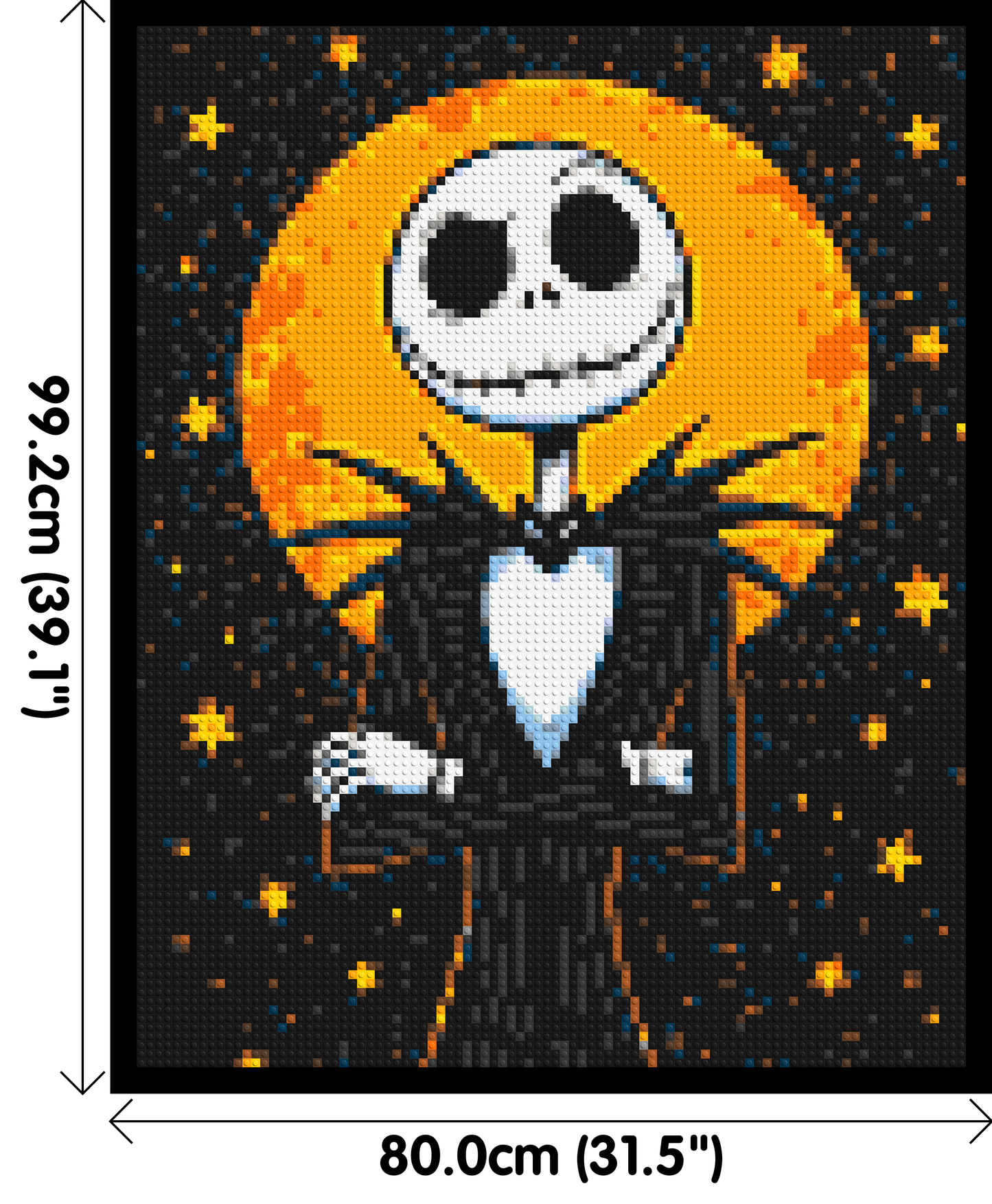 Jack Skellington - Brick Art Mosaic Kit 4x5 large