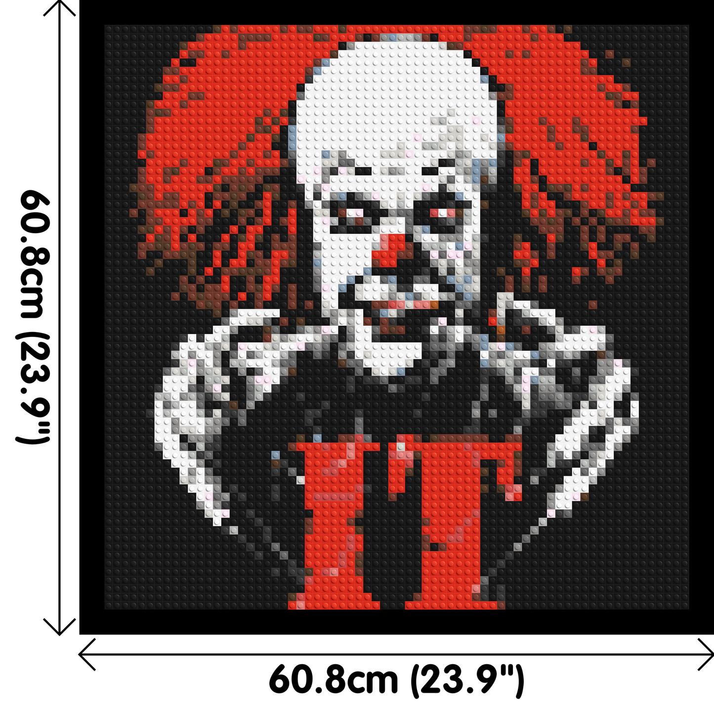 Pennywise (IT) - Brick Art Mosaic Kit 3x3 large