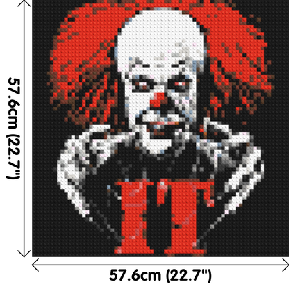 Pennywise (IT) - Brick Art Mosaic Kit 3x3 large