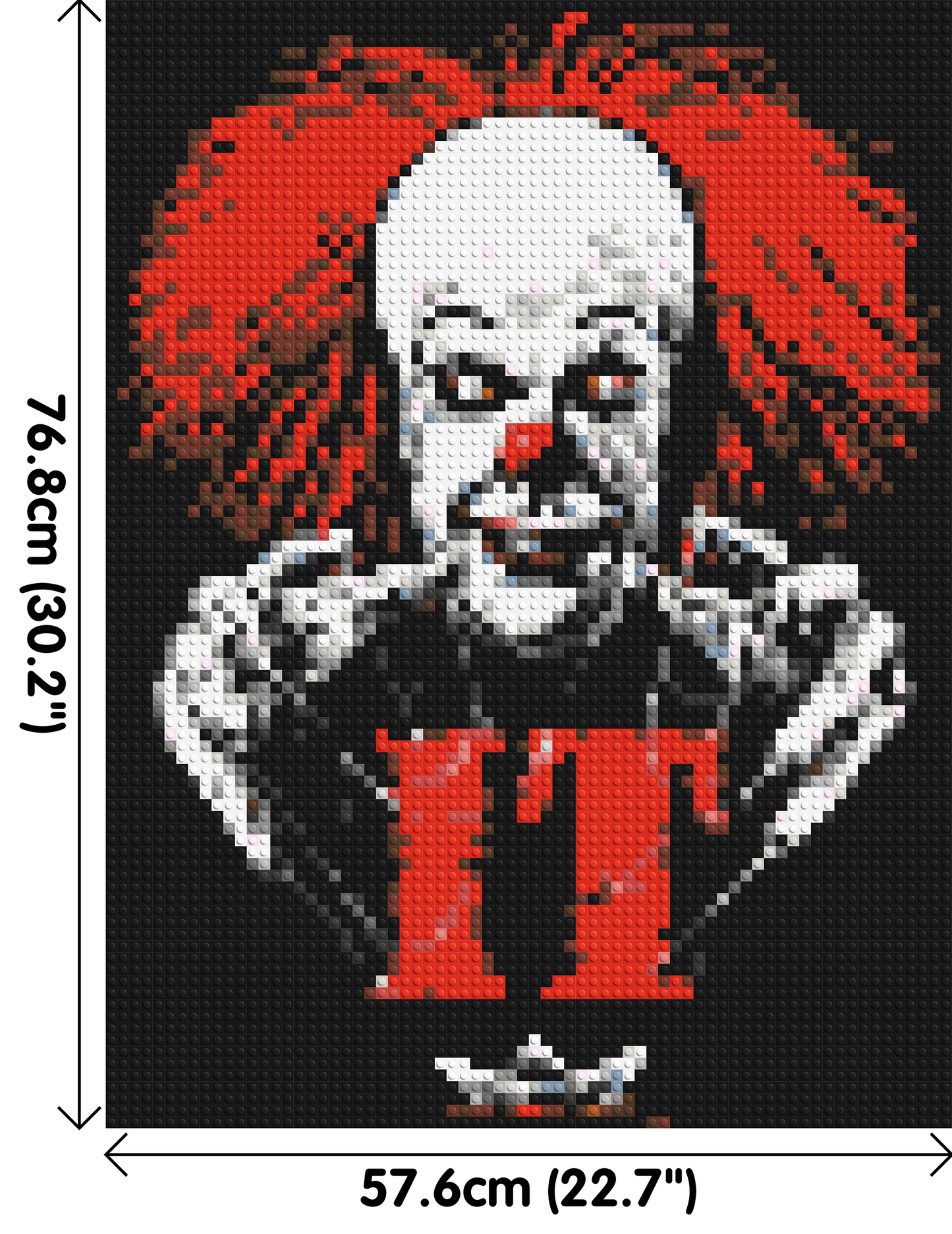Pennywise (IT) - Brick Art Mosaic Kit 3x4 large