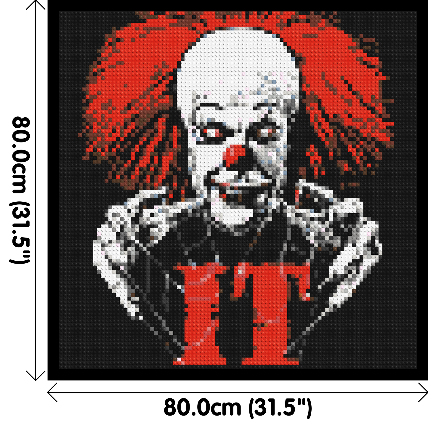 Pennywise (IT) - Brick Art Mosaic Kit 4x4 large