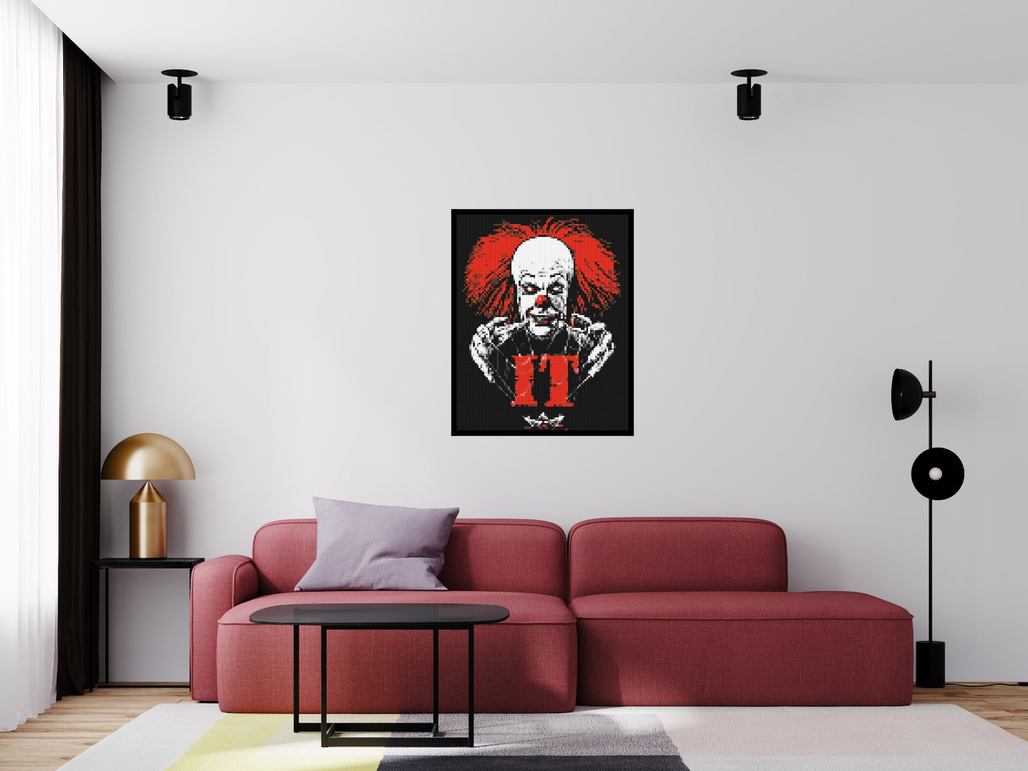 Pennywise (IT) - Brick Art Mosaic Kit 4x5 large