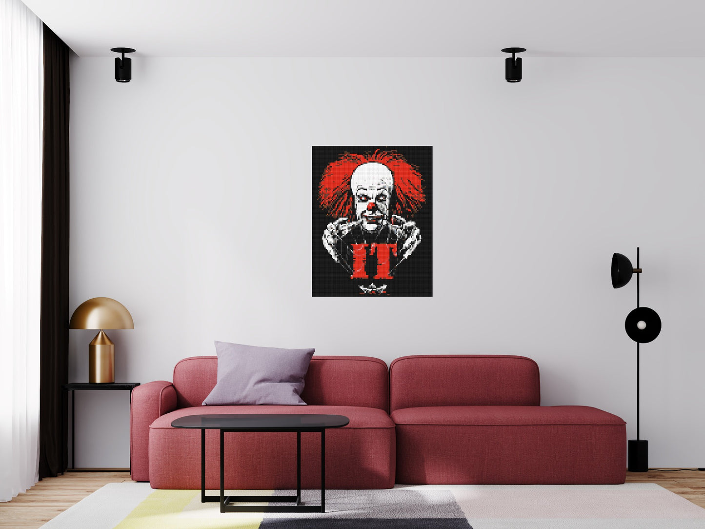 Pennywise (IT) - Brick Art Mosaic Kit 4x5 large