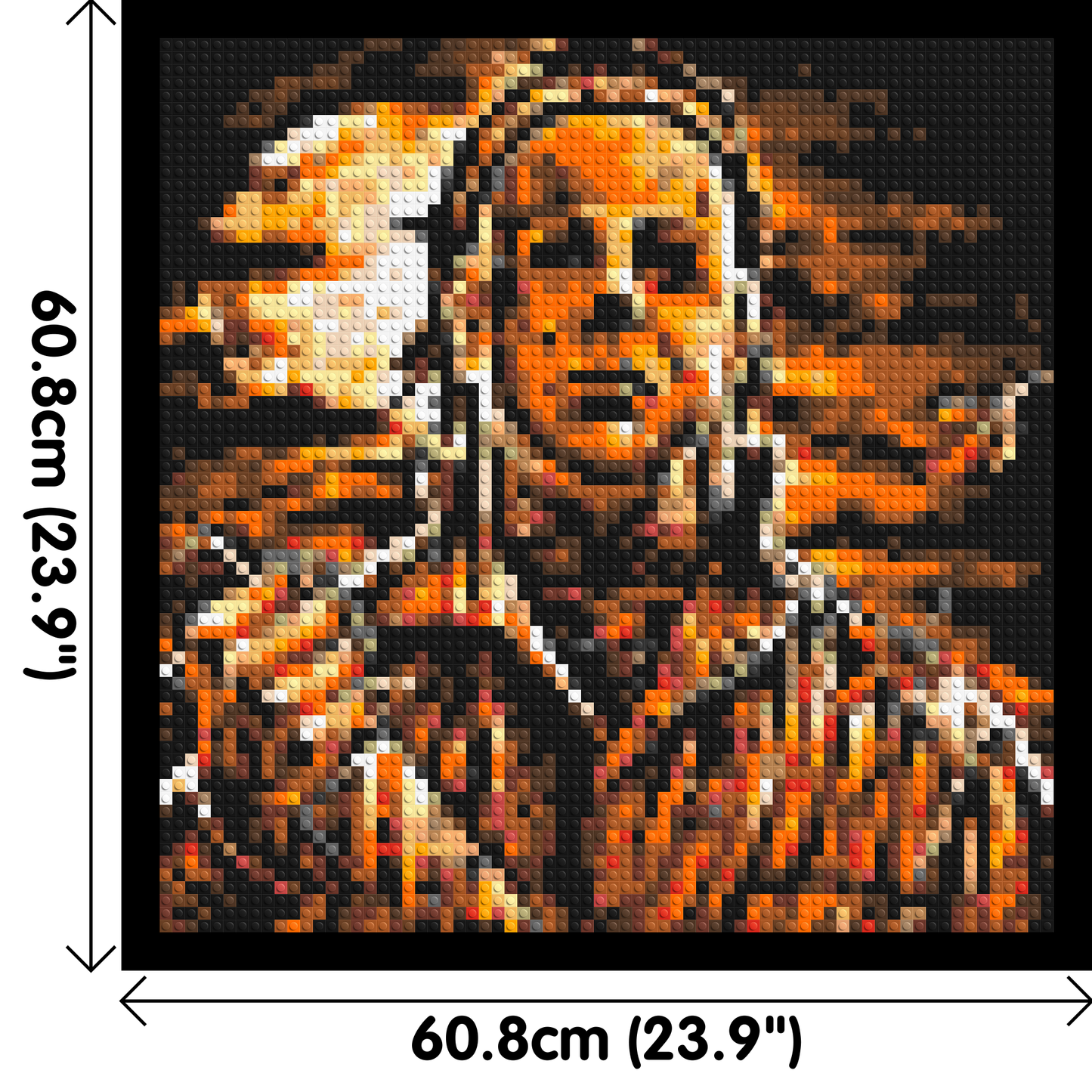 Michael Myers (Halloween) - Brick Art Mosaic Kit 3x3 large