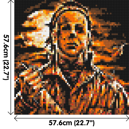 Michael Myers (Halloween) - Brick Art Mosaic Kit 3x3 large