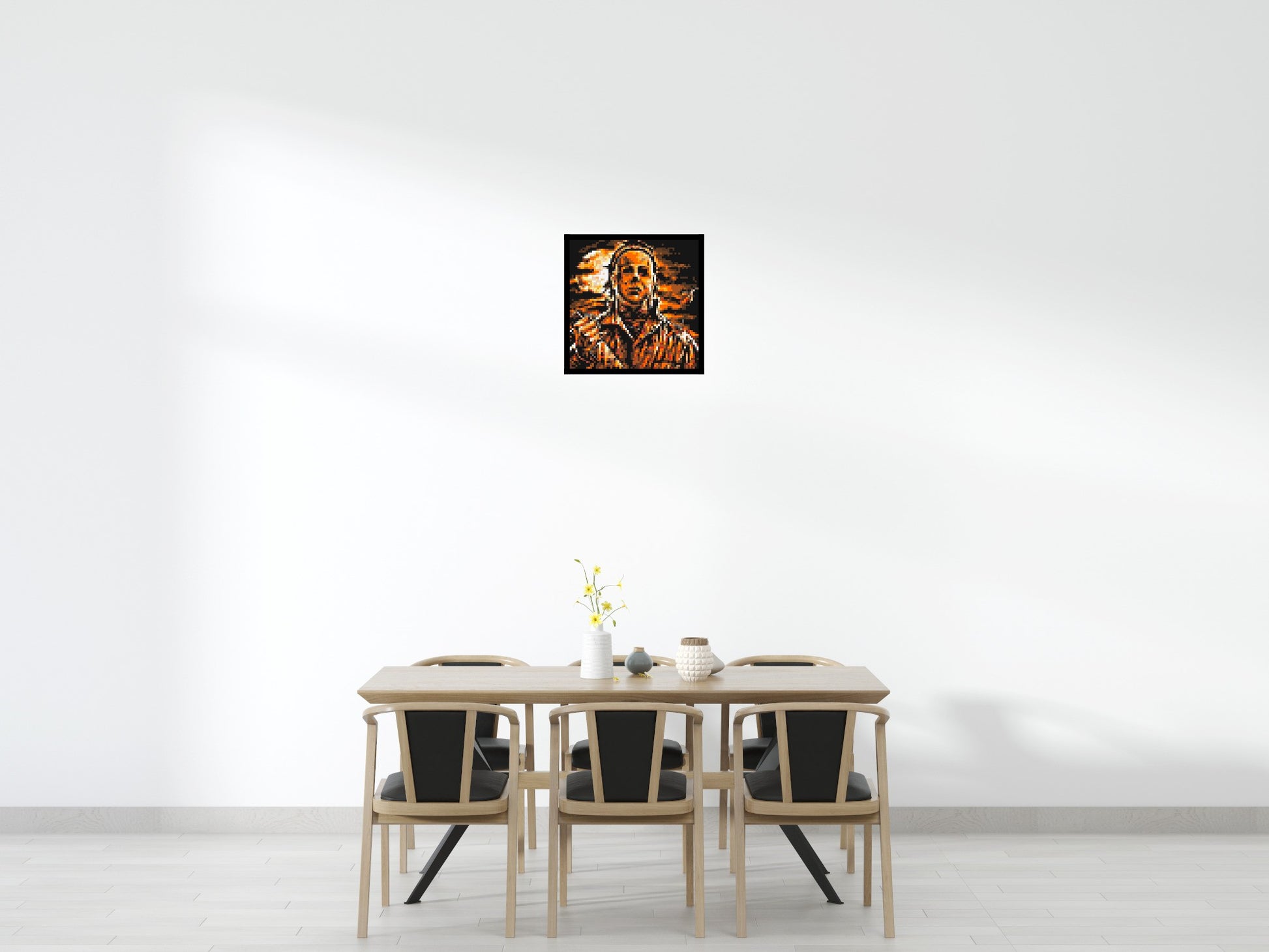 Michael Myers (Halloween) - Brick Art Mosaic Kit 3x3 scene with frame