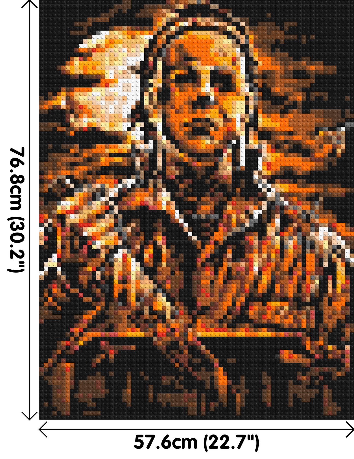 Michael Myers (Halloween) - Brick Art Mosaic Kit 3x4 large