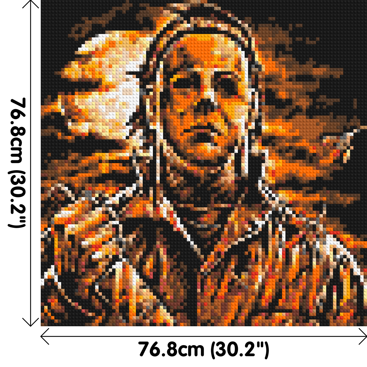 Michael Myers (Halloween) - Brick Art Mosaic Kit 4x4 large