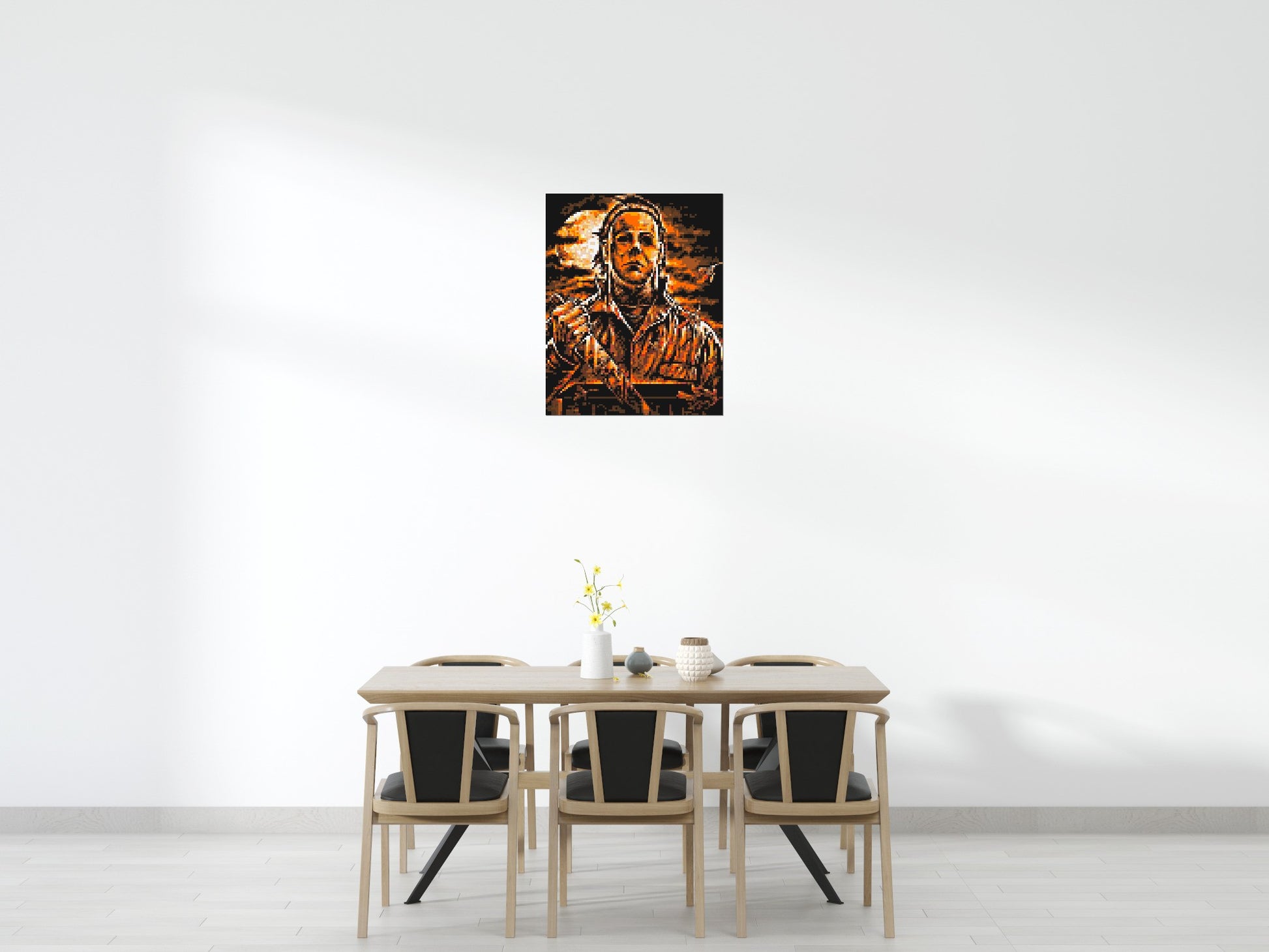 Michael Myers (Halloween) - Brick Art Mosaic Kit 4x5 scene