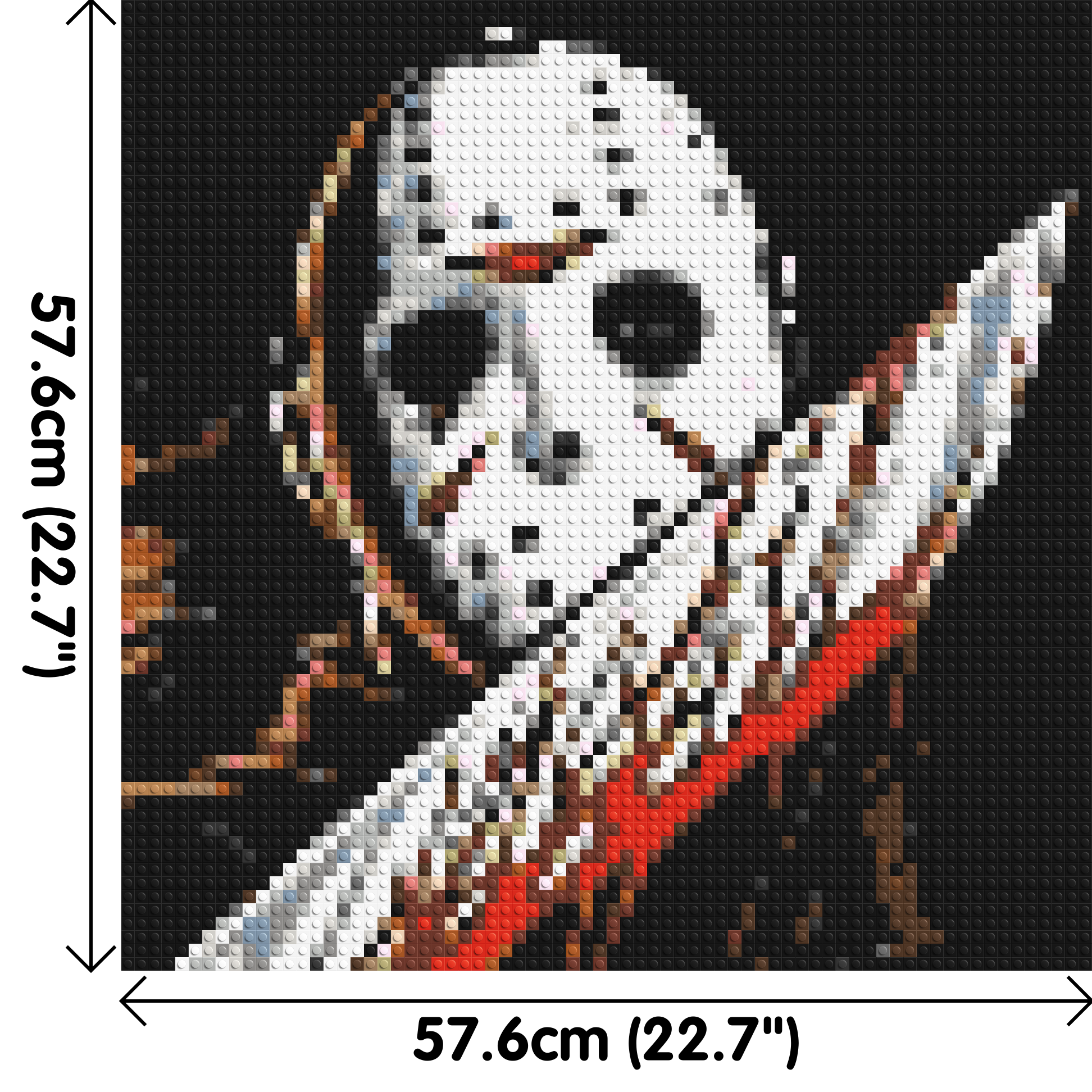 Javosn Voorhees - Brick Art Mosaic Kit 3x3 dimensions